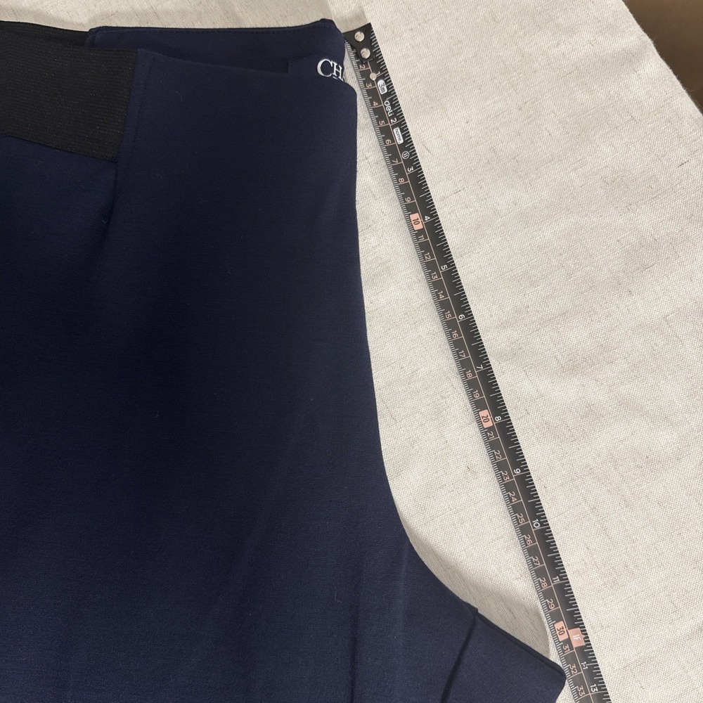 NWT Chaps Blue‎ Sculpting Leggings XL Super Stretch Slim Leg Holiday Edition - Picture 10 of 12
